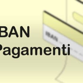 IBAN e pagamenti informatici 